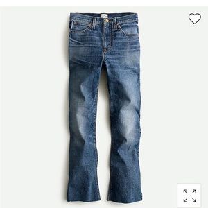 J Crew 9" demi-boot crop jean in Homestead wash